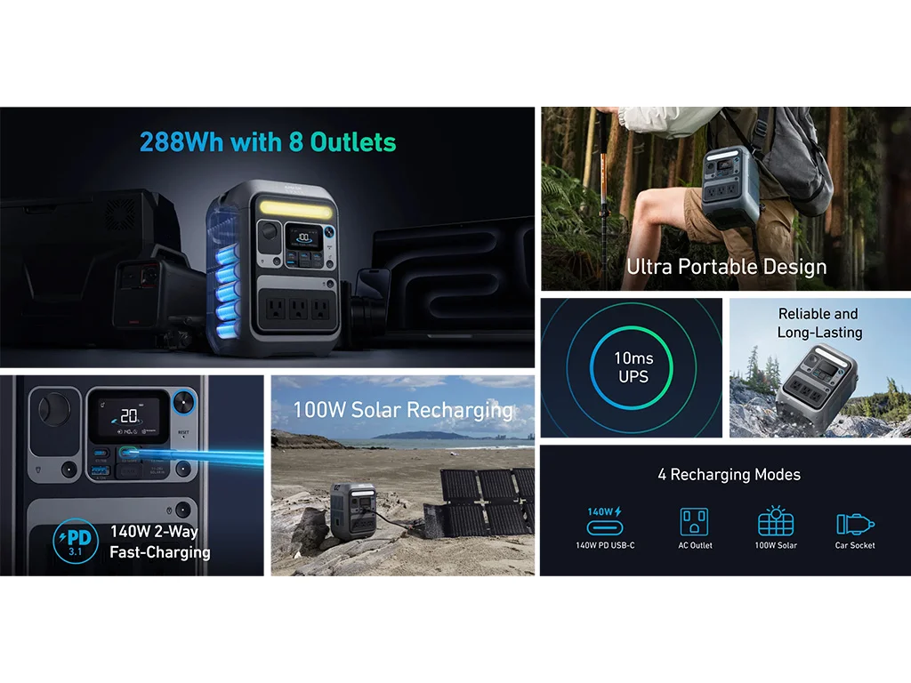 Information about the Anker Solix C300 power station
