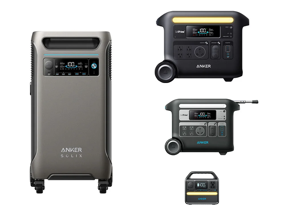 A selection of some Anker power stations to compare