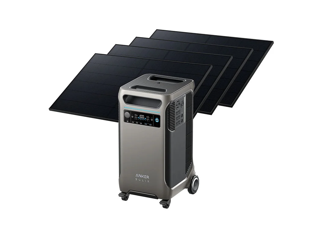 Charging the Anker F3800 with solar panels