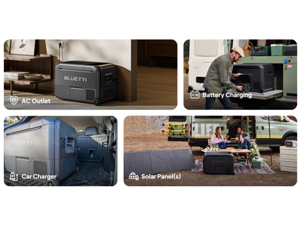 The many ways to charge the AC180T solar generator