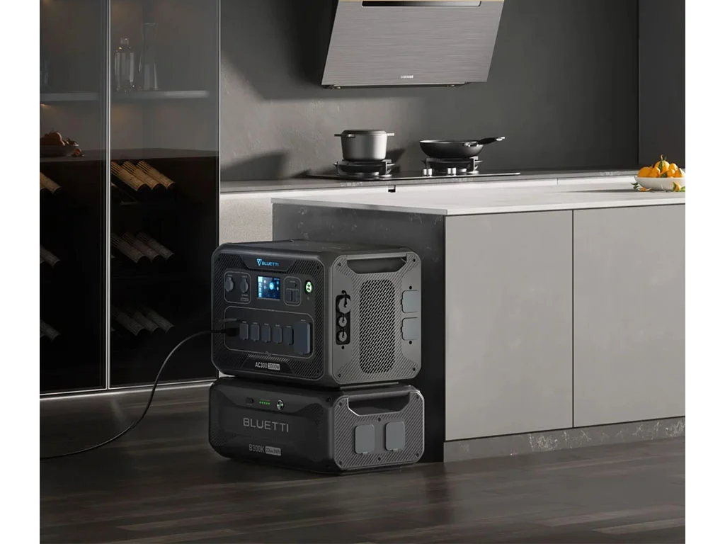 Using the AC300 as a kitchen power backup