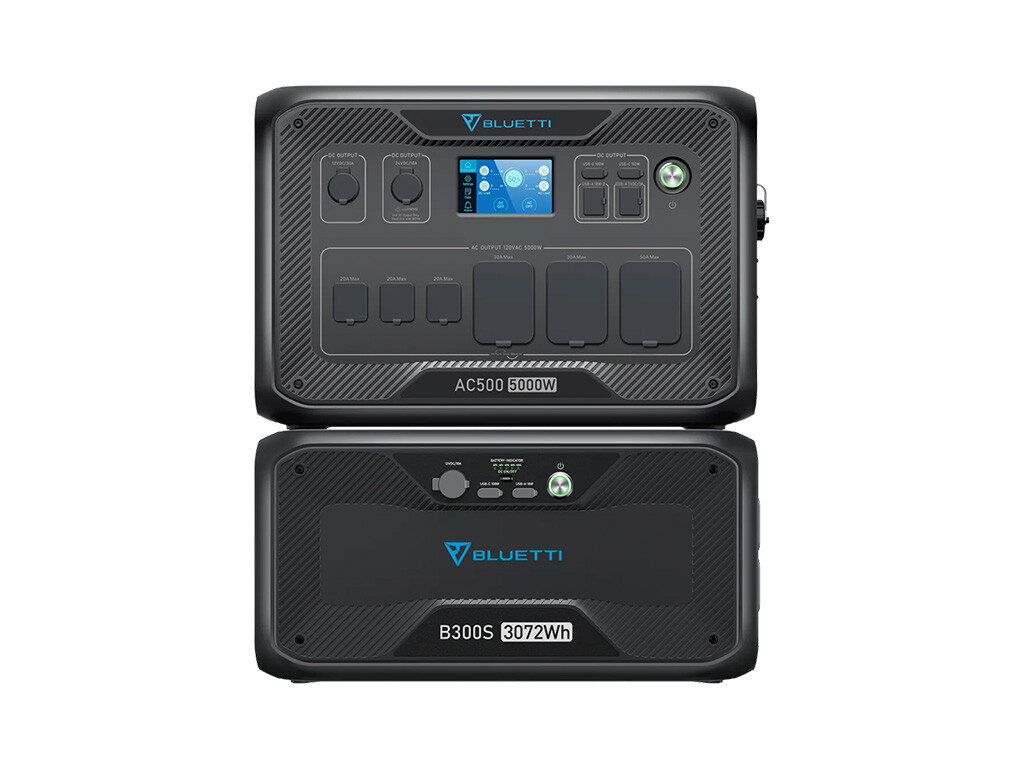 BLUETTI AC500 + B300S Home Battery Backup