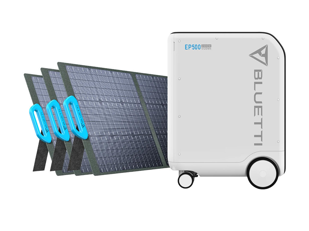 BLUETTI EP500 + 3*PV200 Solar Generator Kit