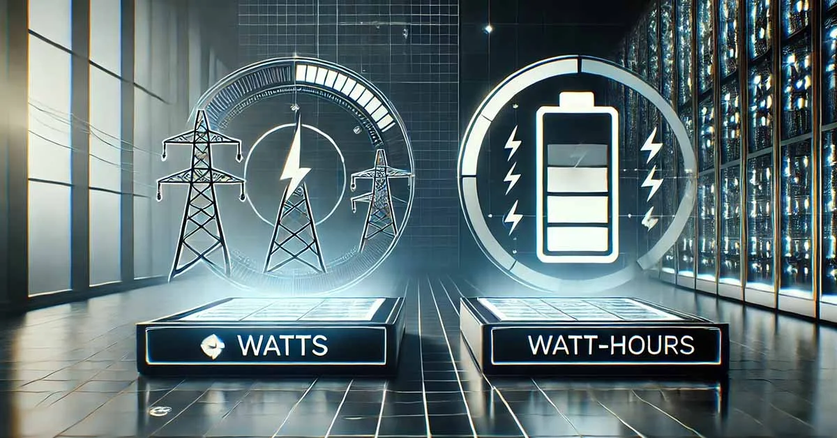 What’s the Difference Between Watt and Watt-Hour?