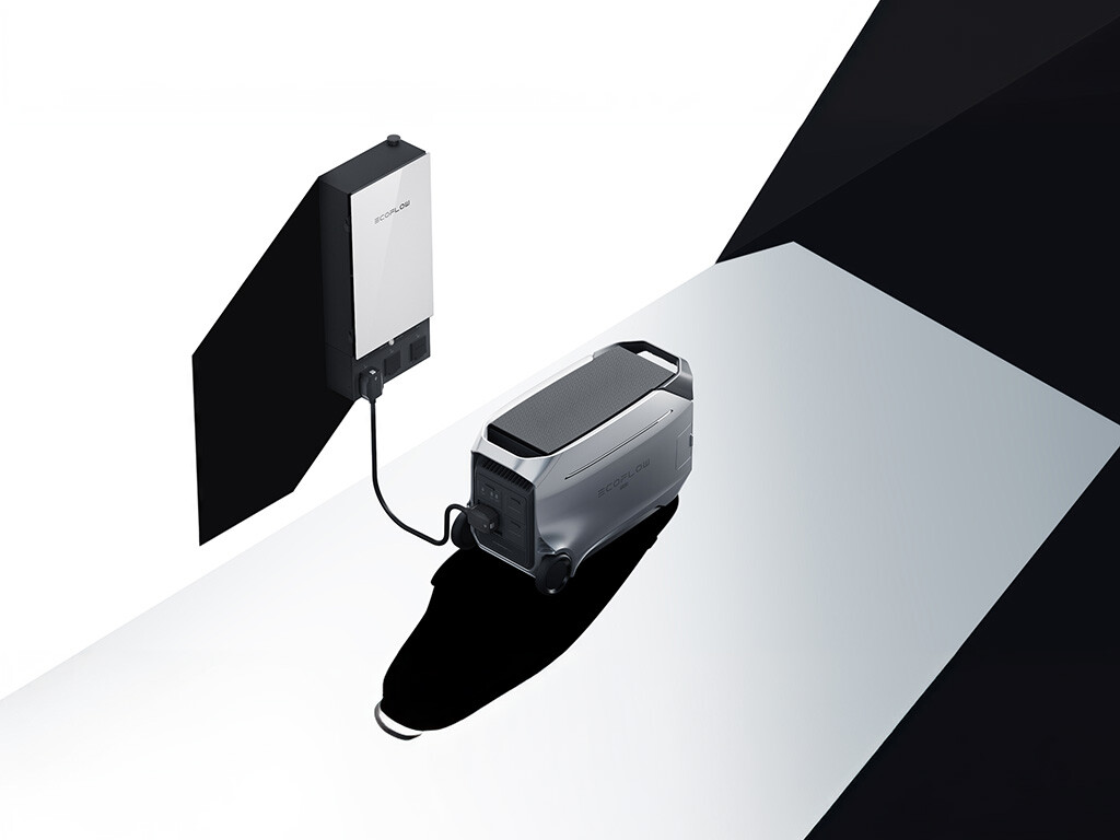 The Delta Pro 3 working with the Smart Home Panel 2