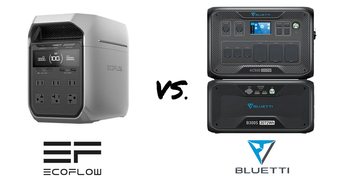 EcoFlow Delta Pro 3 vs. Bluetti AC500: Which Is Better?