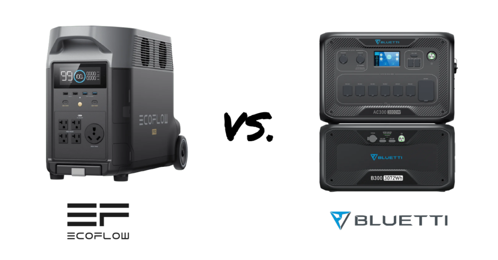 EcoFlow Delta Pro vs. Bluetti AC300