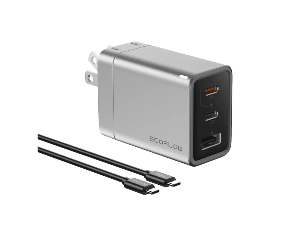 EcoFlow RAPID 65W GaN Charger with 100W Cable