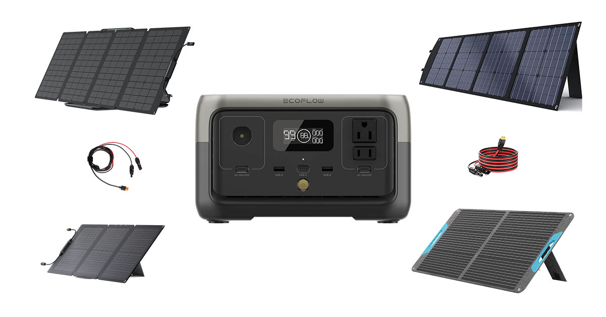 EcoFlow RIVER 2: Compatible Solar Panels