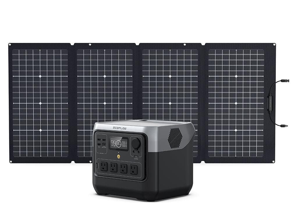 EcoFlow RIVER 2 Pro Solar Generator with 220W Portable Panel