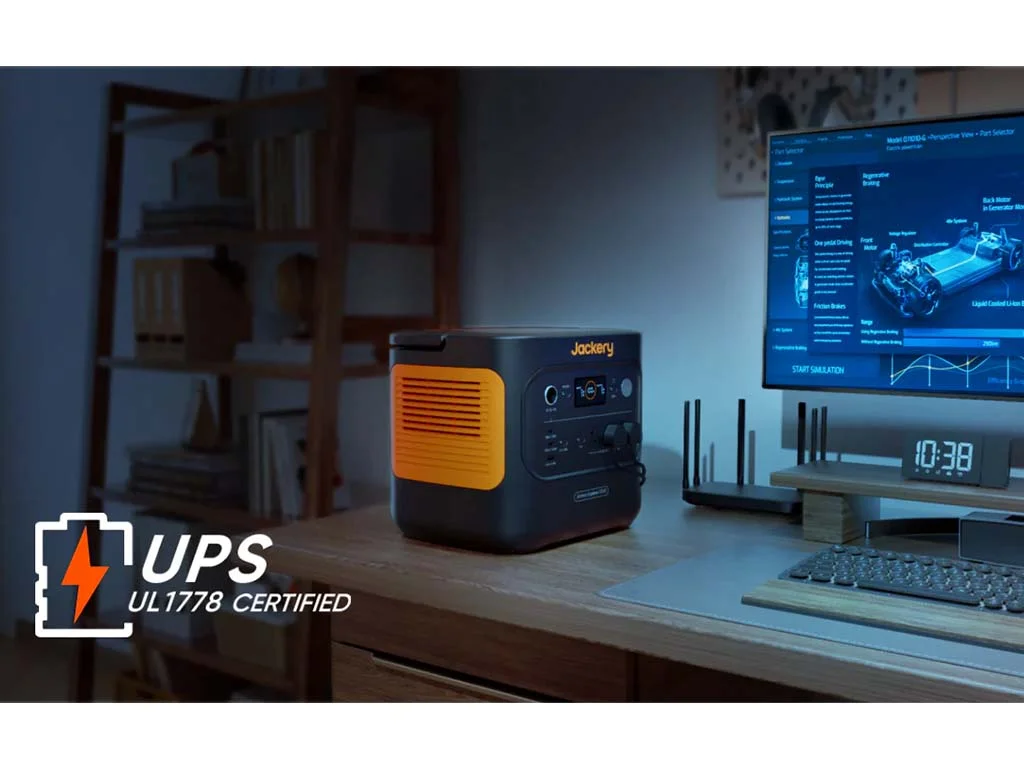 You can use the Jackery 2000 v2 as a UPS device with
