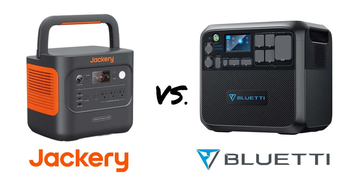 Jackery 2000 v2 vs. Bluetti AC200MAX: Midrange Matchup