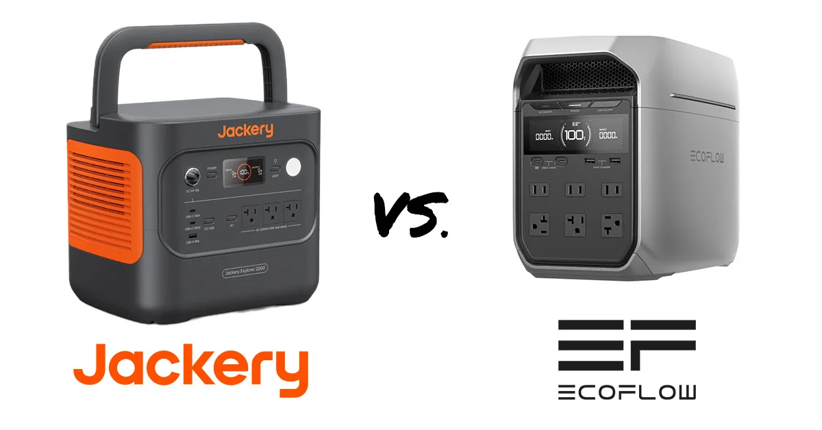 Jackery Explorer 2000 v2 vs. EcoFlow Delta 3 Plus: