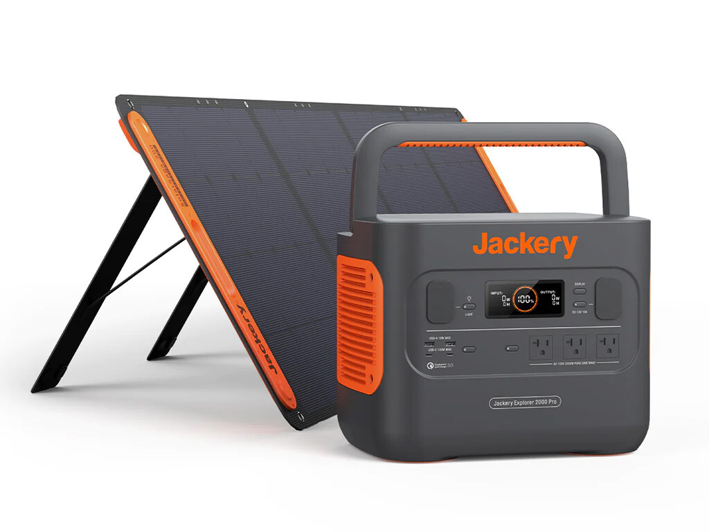 Jackery Solar Generator 1500 Pro + 1*200W Solar Panel