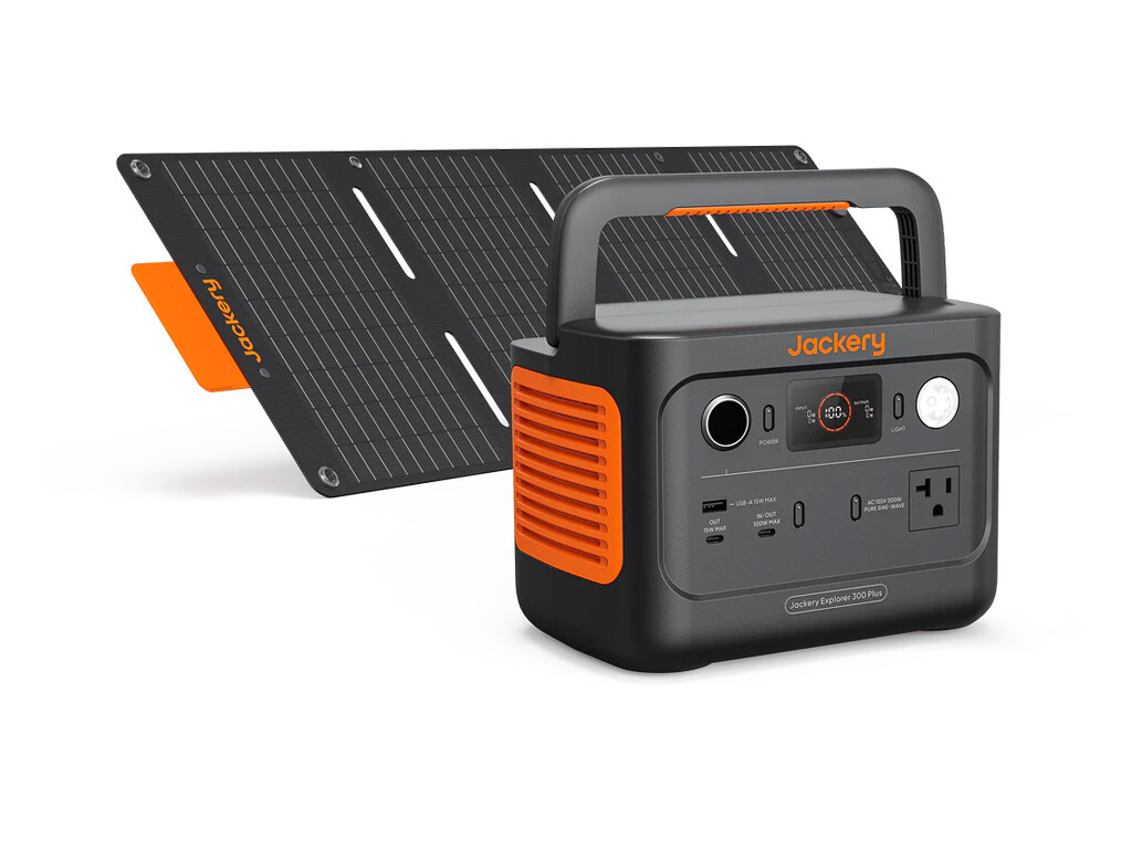 Jackery Solar Generator 300 Plus + 1*40W Solar Panel