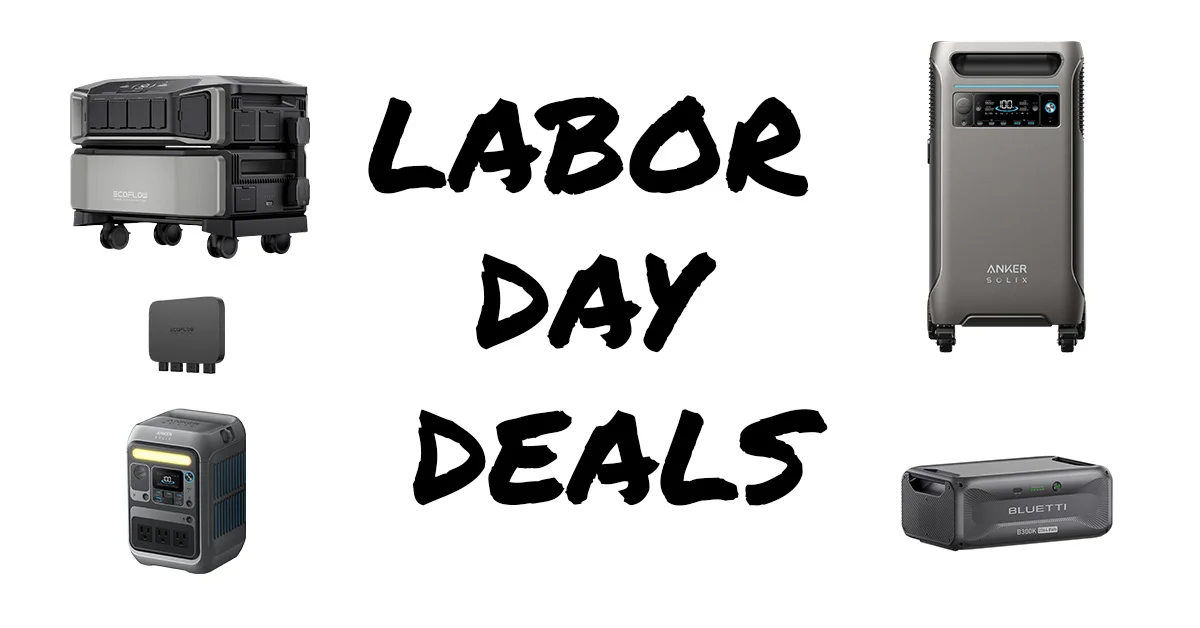 Labor Day Sales: Solar Generators and Portable Power Stations
