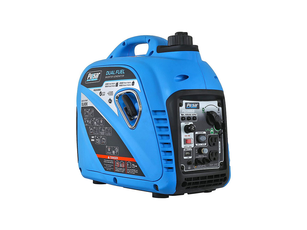 The 2200W Pulsar Dual Fuel Inverter Generator