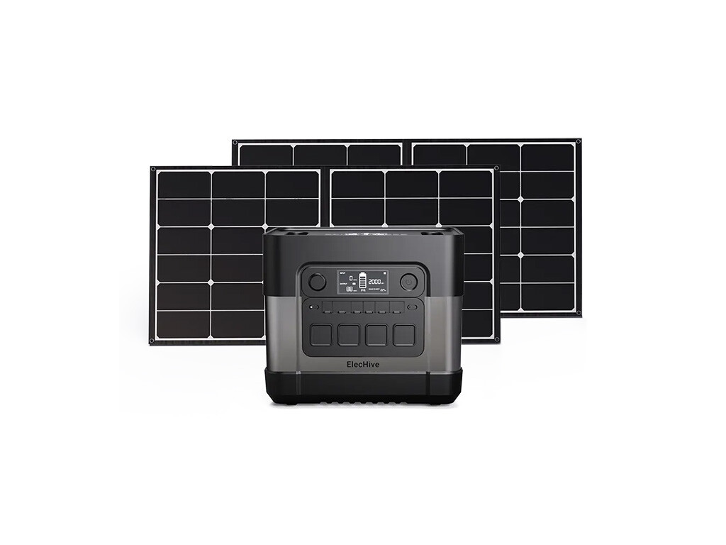 Zero Breeze ElecHive 2500 + 2*100W Solar Panels